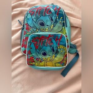 Disney Stitch Backpack & Lunch Bag set
